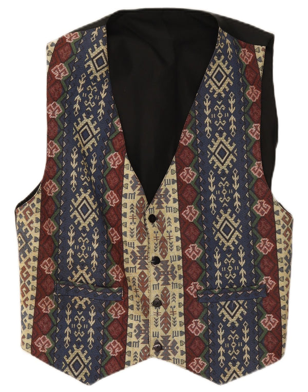 Vintage męska kamizelka XS wielokolorowa Fair Isle