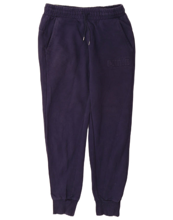 Męskie spodnie dresowe PUMA, małe, granatowe, bawełniane