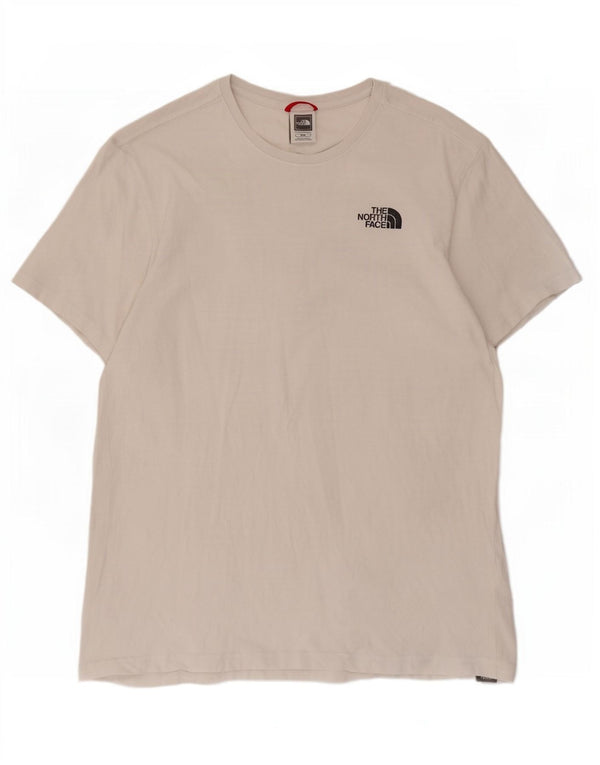 Męski T-shirt z grafiką The North Face, średni biały, bawełniany