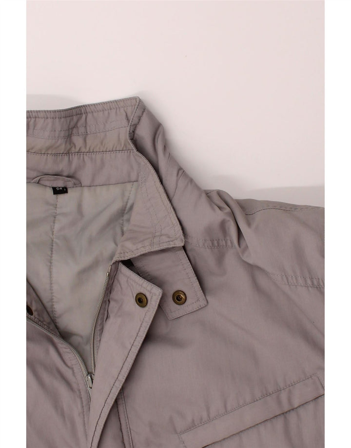 C&A Mens Bomber Jacket IT 54 2XL Grey Polyester Vintage C&A and Second-Hand C&A from Messina Hembry 