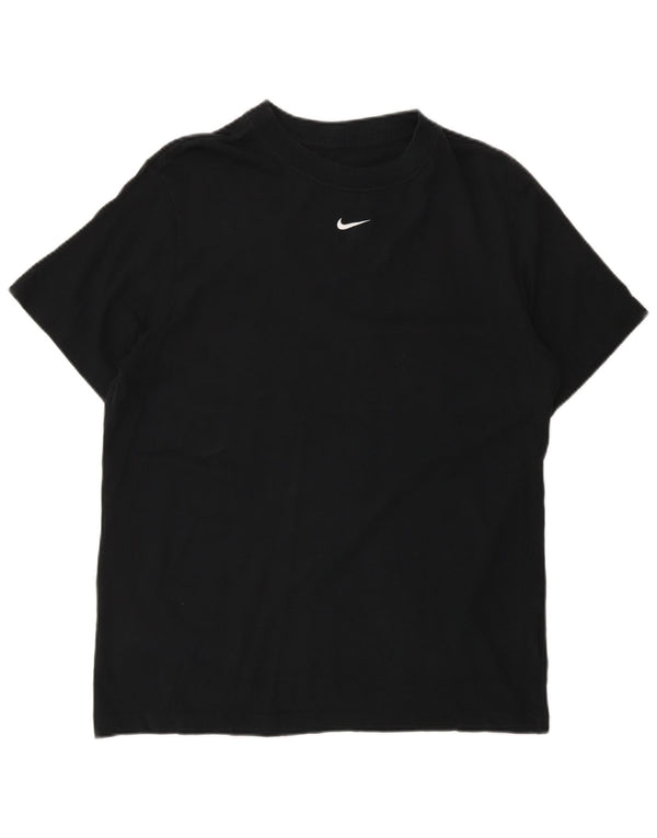 Męska koszulka t-shirtowa Nike o luźnym kroju, czarna, bawełniana