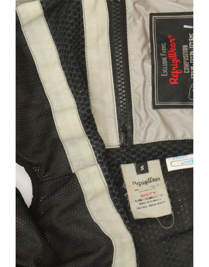 REFRIGIWEAR Mens Gilet UK 36 Small Beige Polyester Vintage Refrigiwear and Second-Hand Refrigiwear from Messina Hembry 