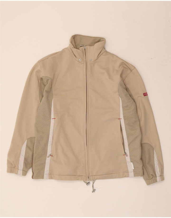 Damska bluza dresowa typu oversize Diadora UK 10 Small Beige Colorblock