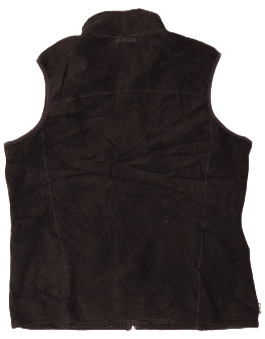 EDDIE BAUER Męska kamizelka polarowa z podszewką, wysoka, UK 42 XL, czarna, poliester