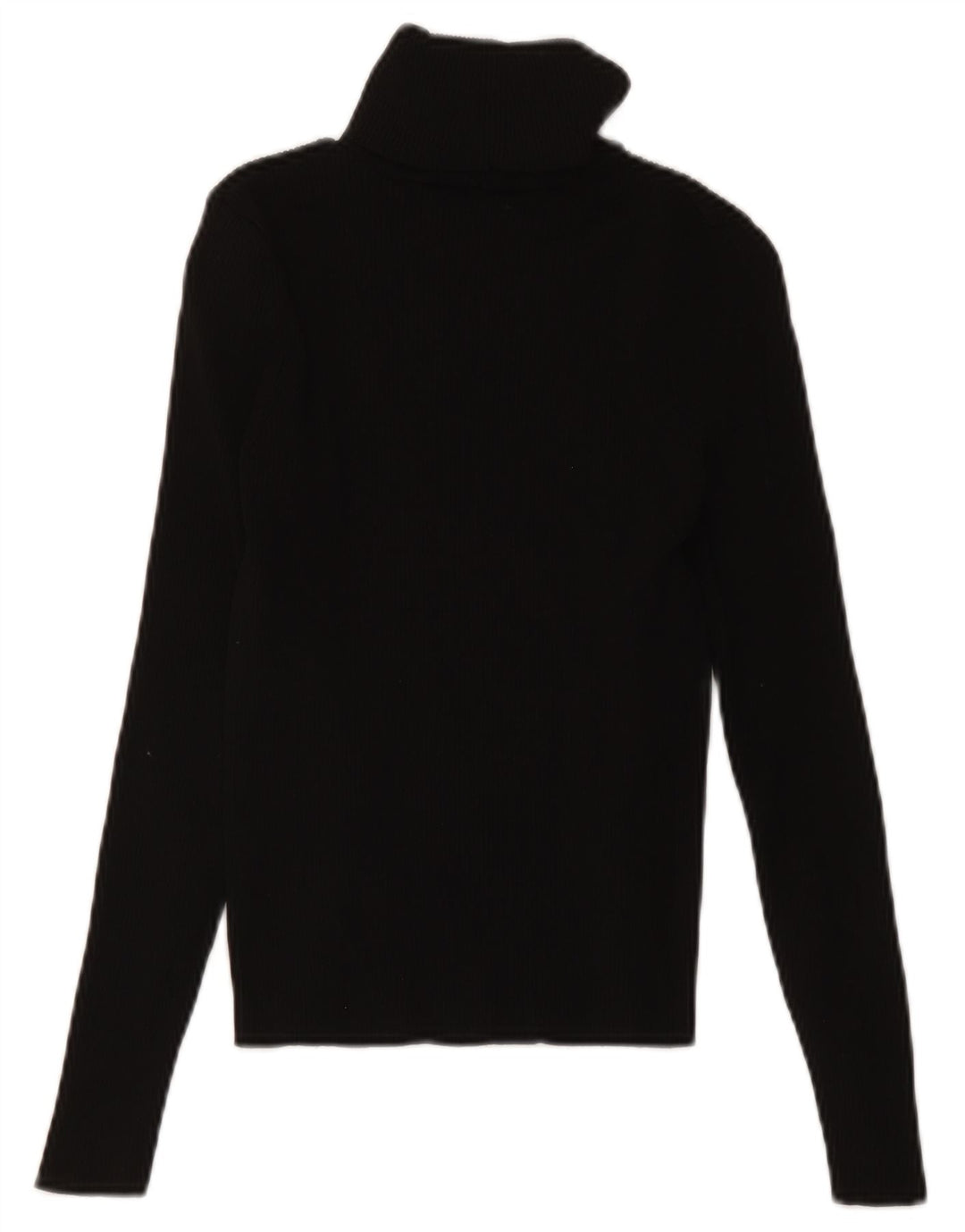 Damski sweter z golfem Zara UK 8, mały, czarny poliamid