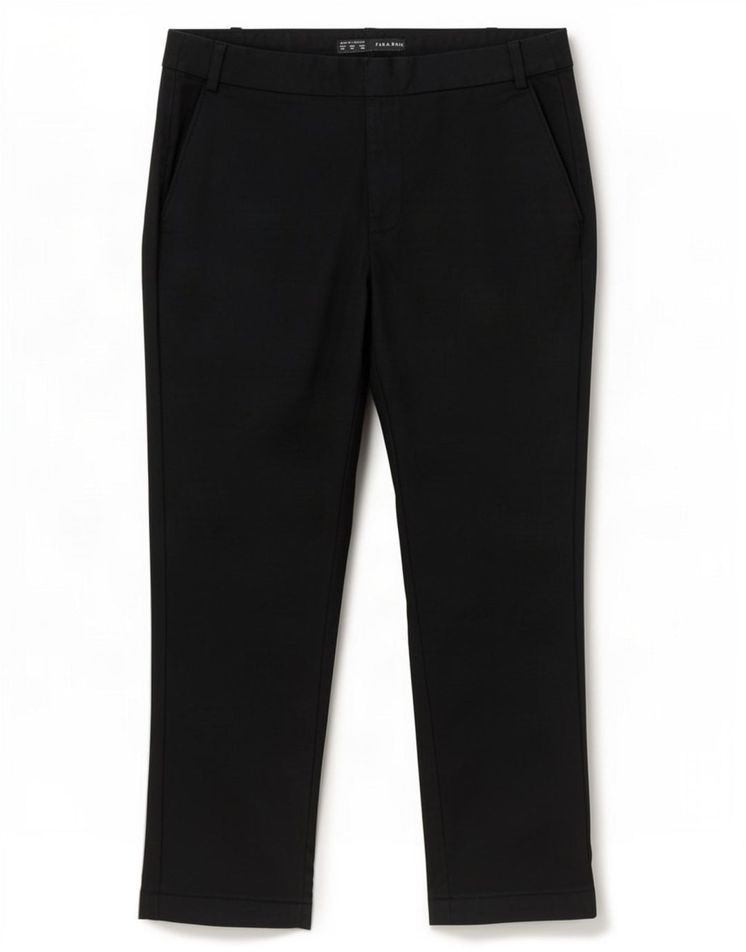 Proste, przycięte spodnie Zara EU 40 Medium W30 L25 Czarne
