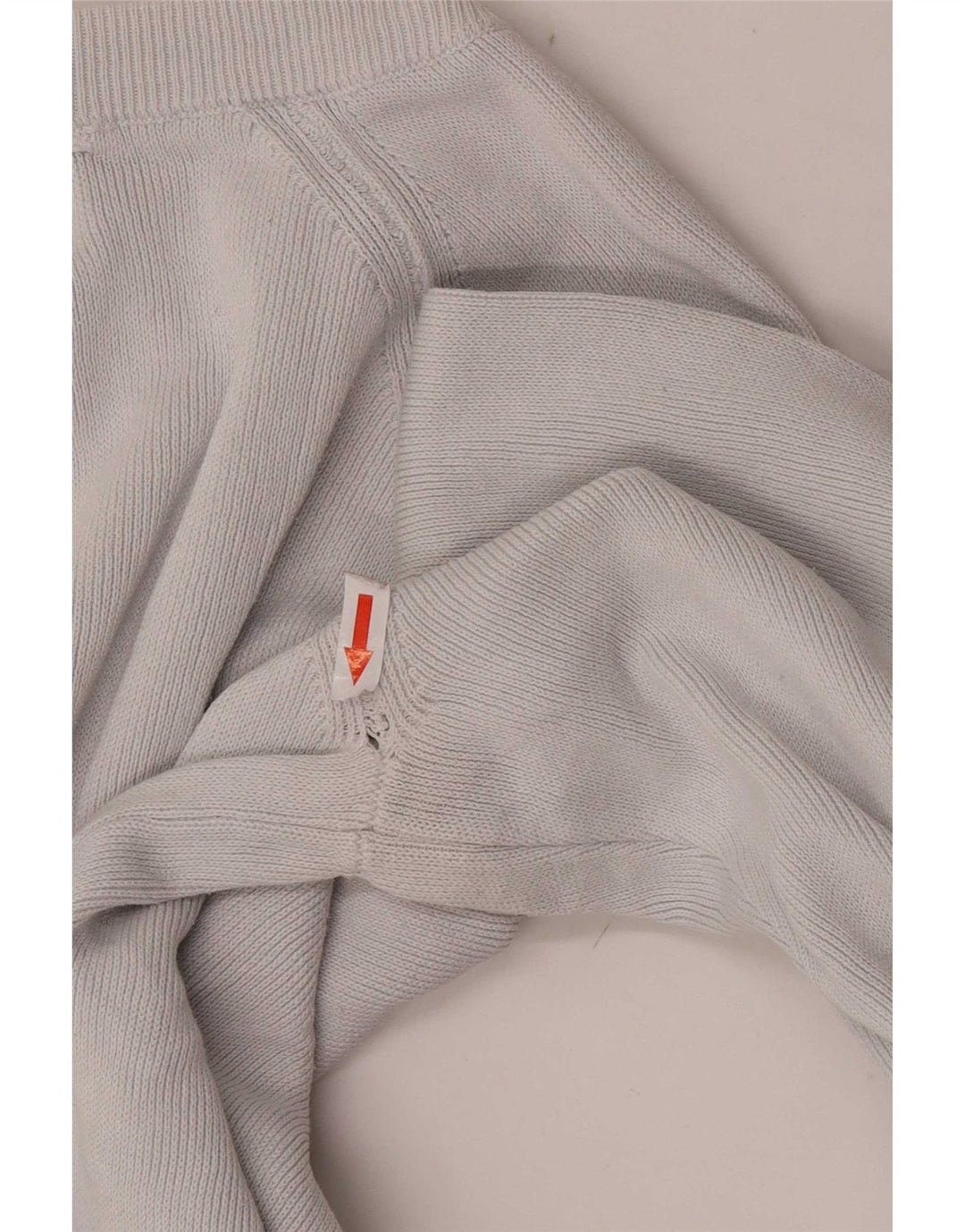 Męski sweter z okrągłym dekoltem Zara, duży, szary