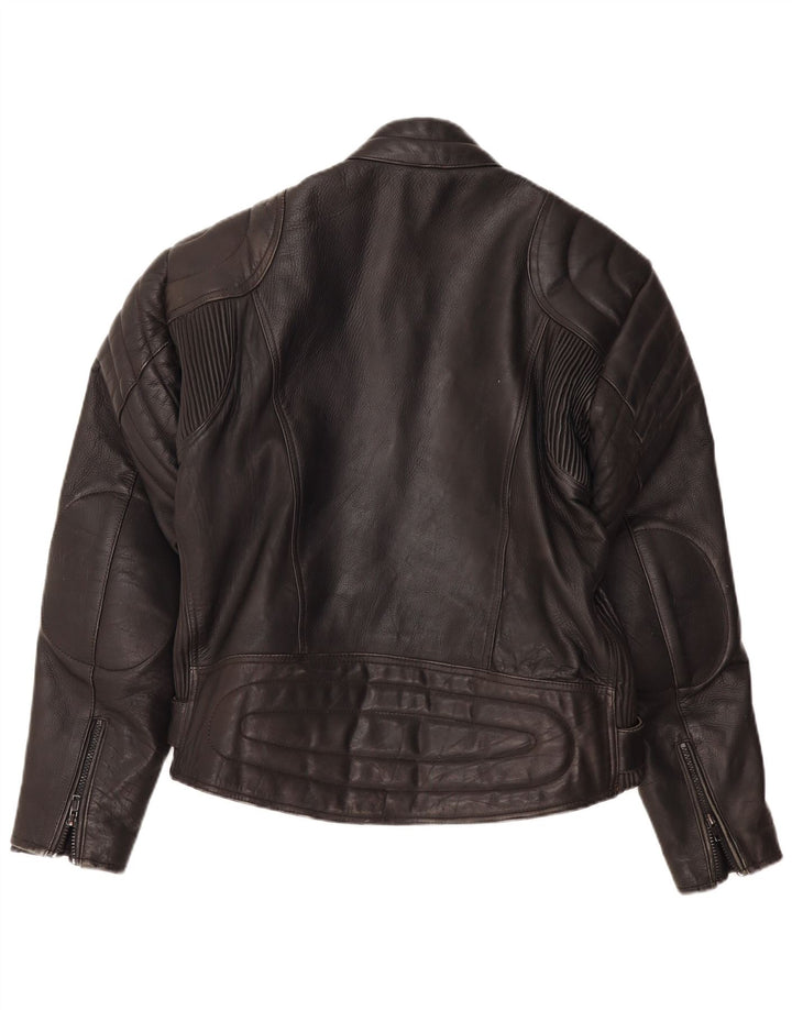 Męska skórzana kurtka wyścigowa Modeka IT 56 2XL Czarny motocykl