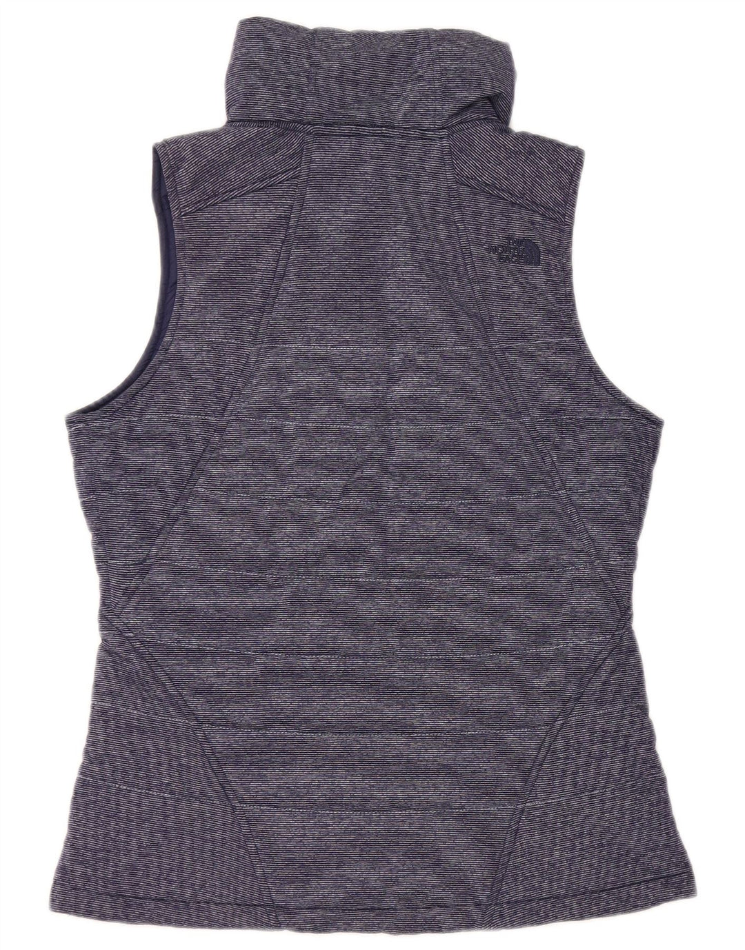 Damska wyściełana kamizelka THE NORTH FACE UK 14 w kolorze średniego granatu w prążki