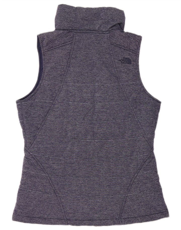 Damska wyściełana kamizelka THE NORTH FACE UK 14 w kolorze średniego granatu w prążki