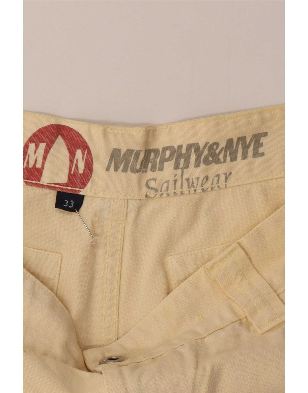 Męskie spodenki Chino Murphy & Nye Medium W33, beżowa bawełna