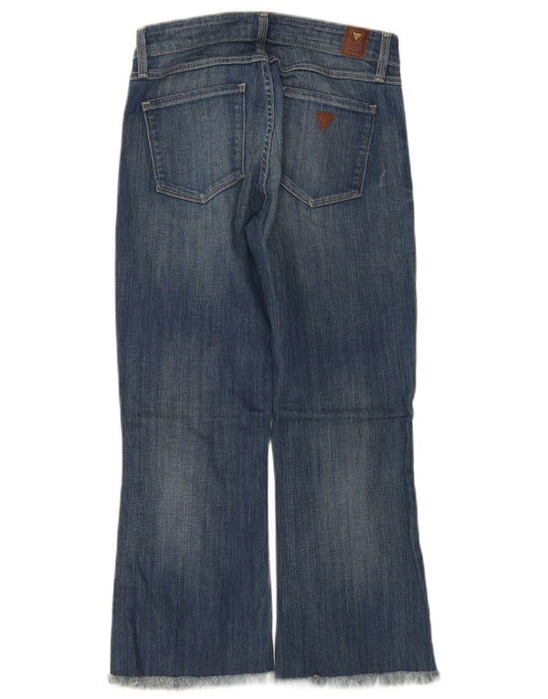 Guess Damskie Krótkie Jeansy W28 L24 Niebieskie Bawełniane
