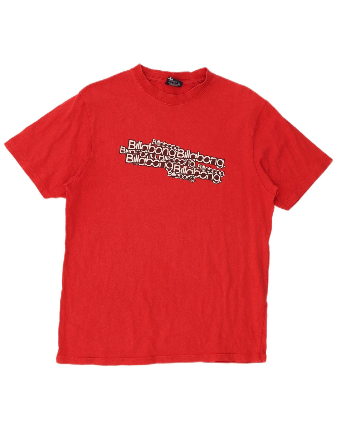 Męska koszulka z grafiką BILLABONG, bawełniana, średnia czerwona