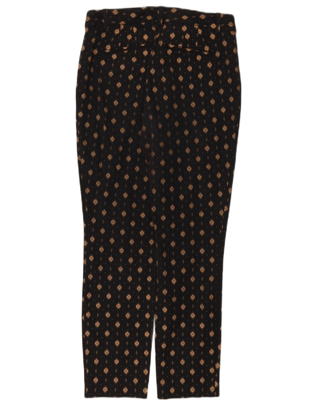 Damskie spodnie Gap z abstrakcyjnym wzorem US 6 Medium W26 L27 czarne