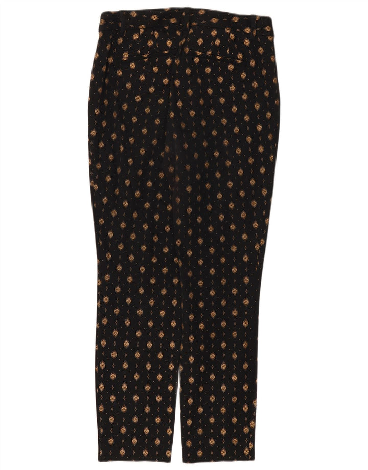 Damskie spodnie Gap z abstrakcyjnym wzorem US 6 Medium W26 L27 czarne