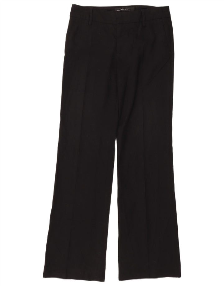 Damskie spodnie Chino Bootcut Zara EU 38 Small W28 L32 Czarny poliester