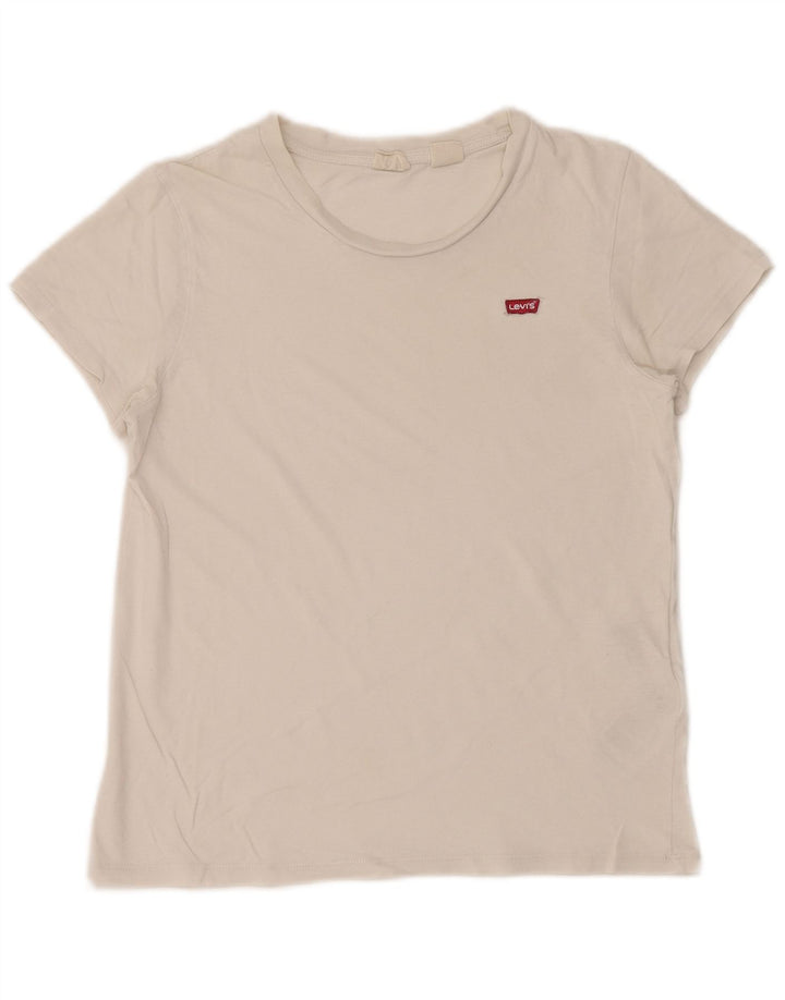 Damska koszulka Levi's Top UK 8 Small White Cotton