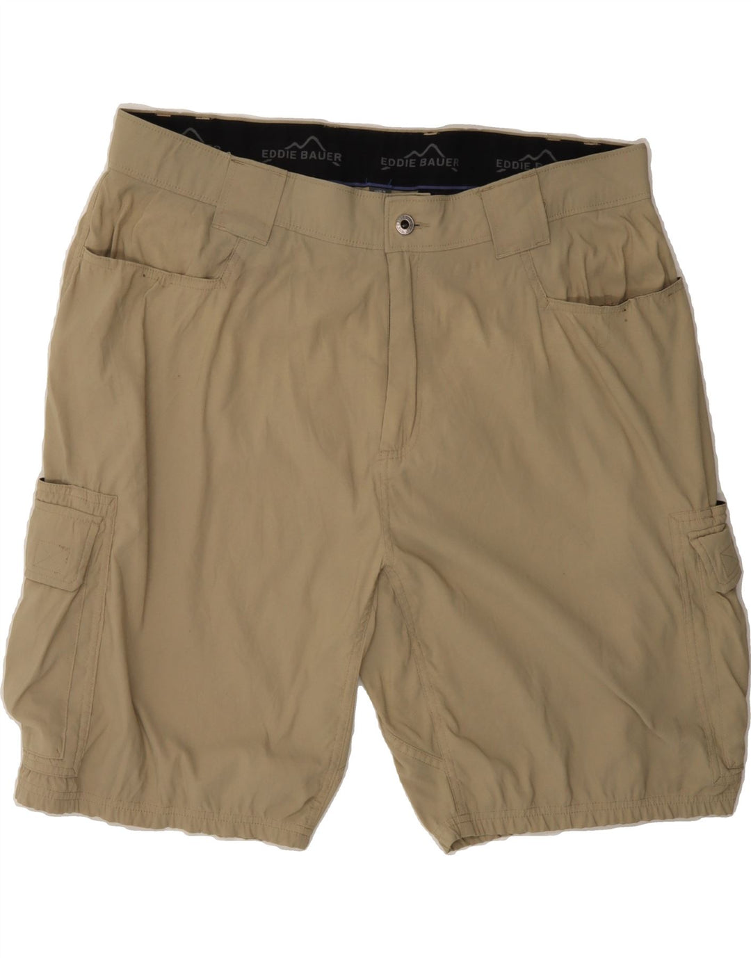 EDDIE BAUER Womens Cargo Shorts W38 XL Beige Nylon Vintage Eddie Bauer and Second-Hand Eddie Bauer from Messina Hembry 