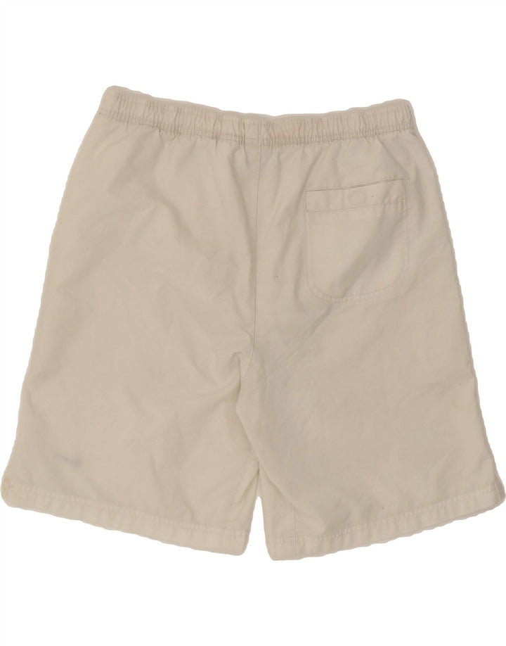 NIKE Mens Sport Shorts UK 34/36 Large  White Polyester Vintage Nike and Second-Hand Nike from Messina Hembry 