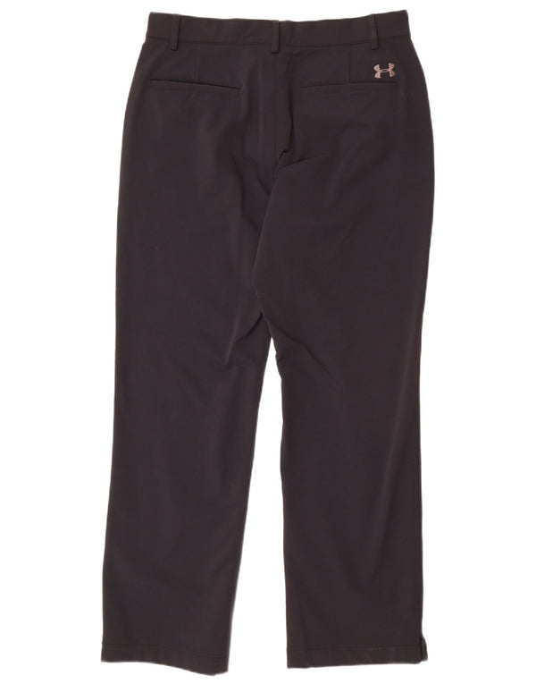 Męskie spodnie typu chino Under Armour Cold Gear W34 L32 z czarnego nylonu