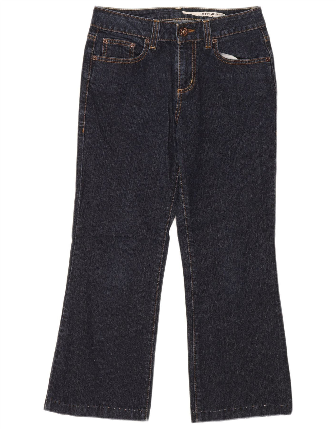 Dżinsy damskie DKNY US 6 Medium W28 L25 Granatowa bawełna