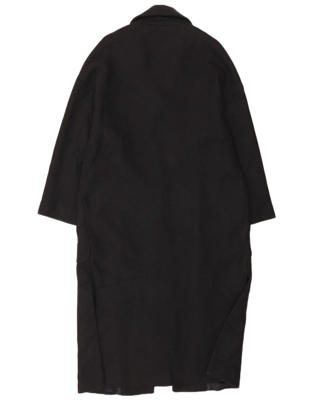 Damski płaszcz oversize Zara UK 14, średnia czarna wełna
