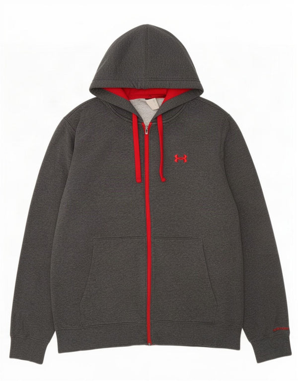 Męski sweter z kapturem i zamkiem Under Armour XL, szary