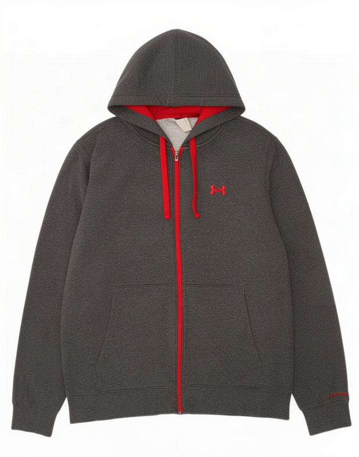 Męski sweter z kapturem i zamkiem Under Armour XL, szary