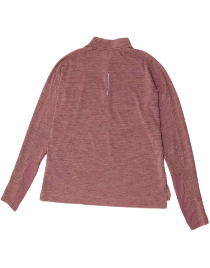 Damski dres Nike Dri Fit Running Pullover Top UK 16, duży, różowy, nakrapiany