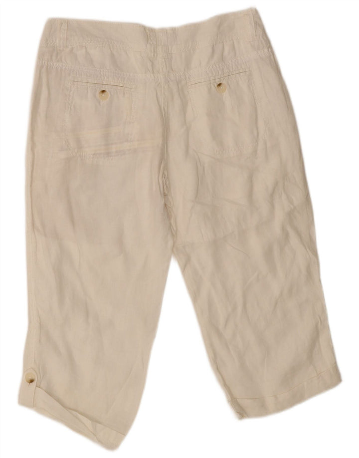 Męskie spodnie Capri Fat Face UK 10 Small W32 L23 Białe
