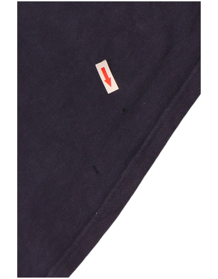 Męska koszulka graficzna WEIRD FISH Top 3XL, granatowa, bawełniana