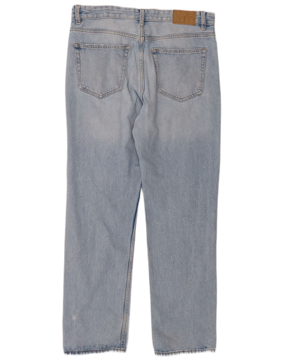 ZARA Mens Distressed Straight Jeans EU 42 Large W32 L30 Blue