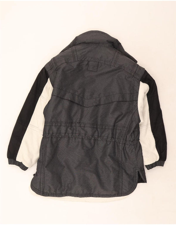 Damska kurtka narciarska C&A Rodeo Loose Fit UK 14, nylon w kolorze średnioszarym