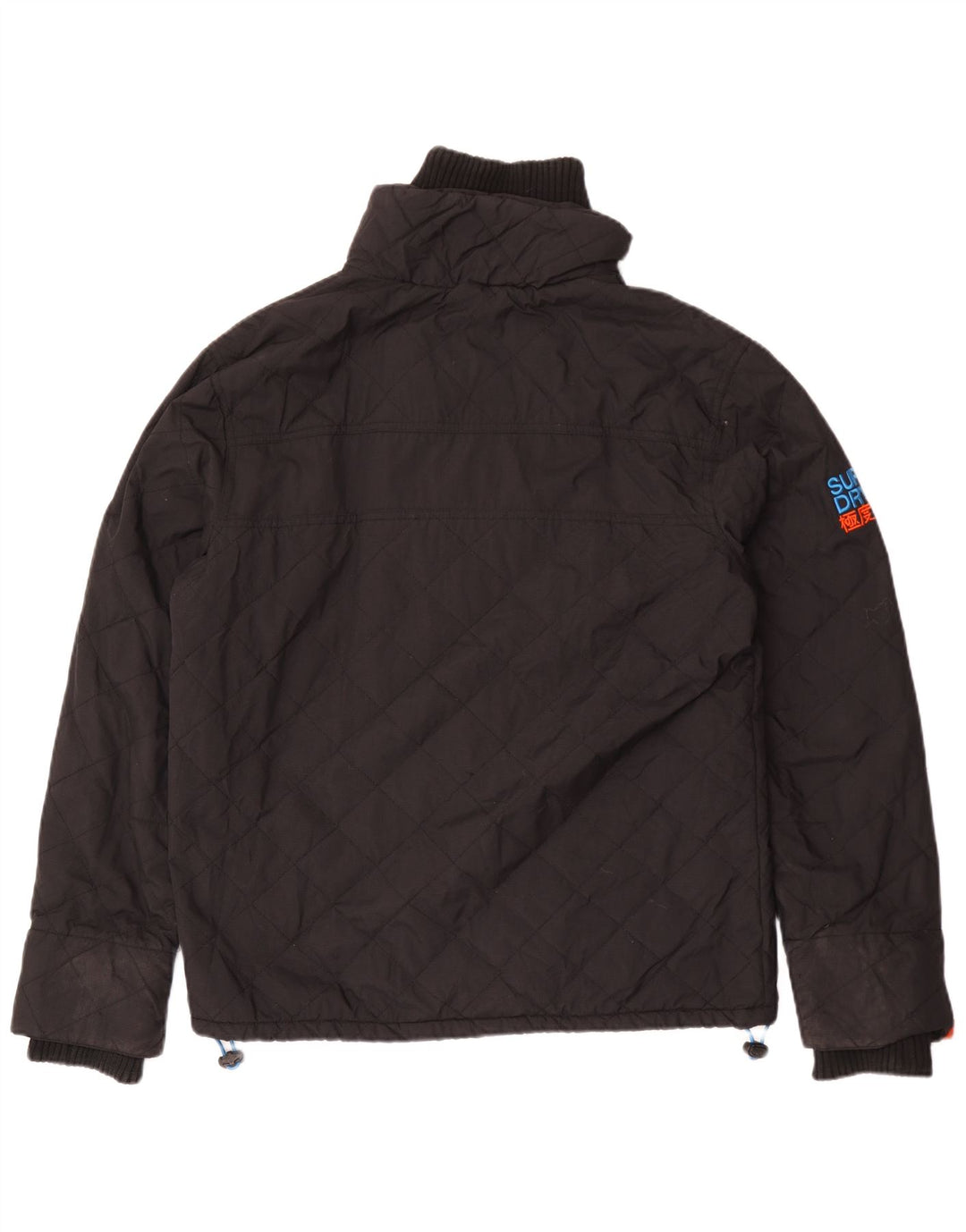 Damska kurtka wiatrówka Superdry The Windcheater UK 16, duża czarna