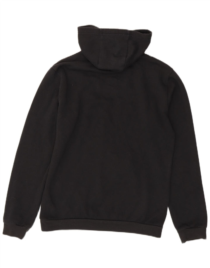 Męski sweter z kapturem ADIDAS, mały, czarny, bawełniany