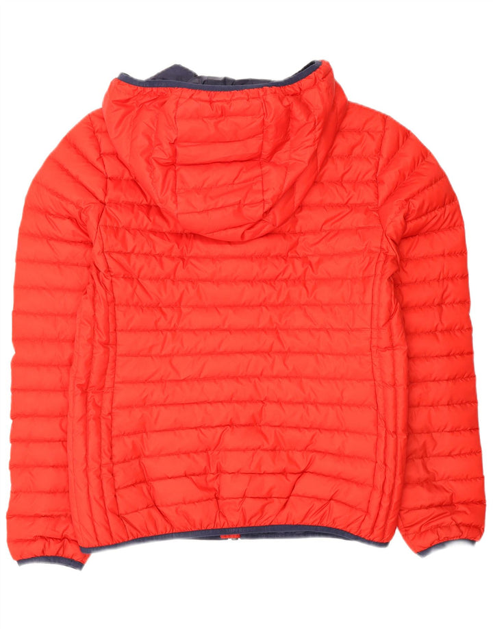 Męska ocieplana kurtka z kapturem Superdry UK 40, duża, czerwona, poliestrowa