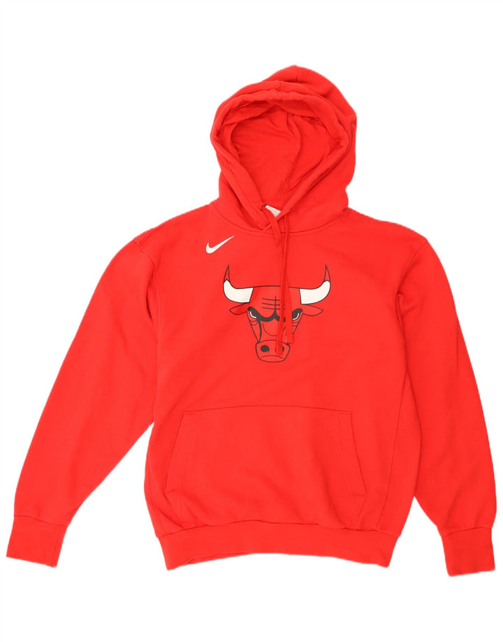 Damska bluza z kapturem NIKE Chicago Bulls Oversized Graphic UK 10, mała czerwona