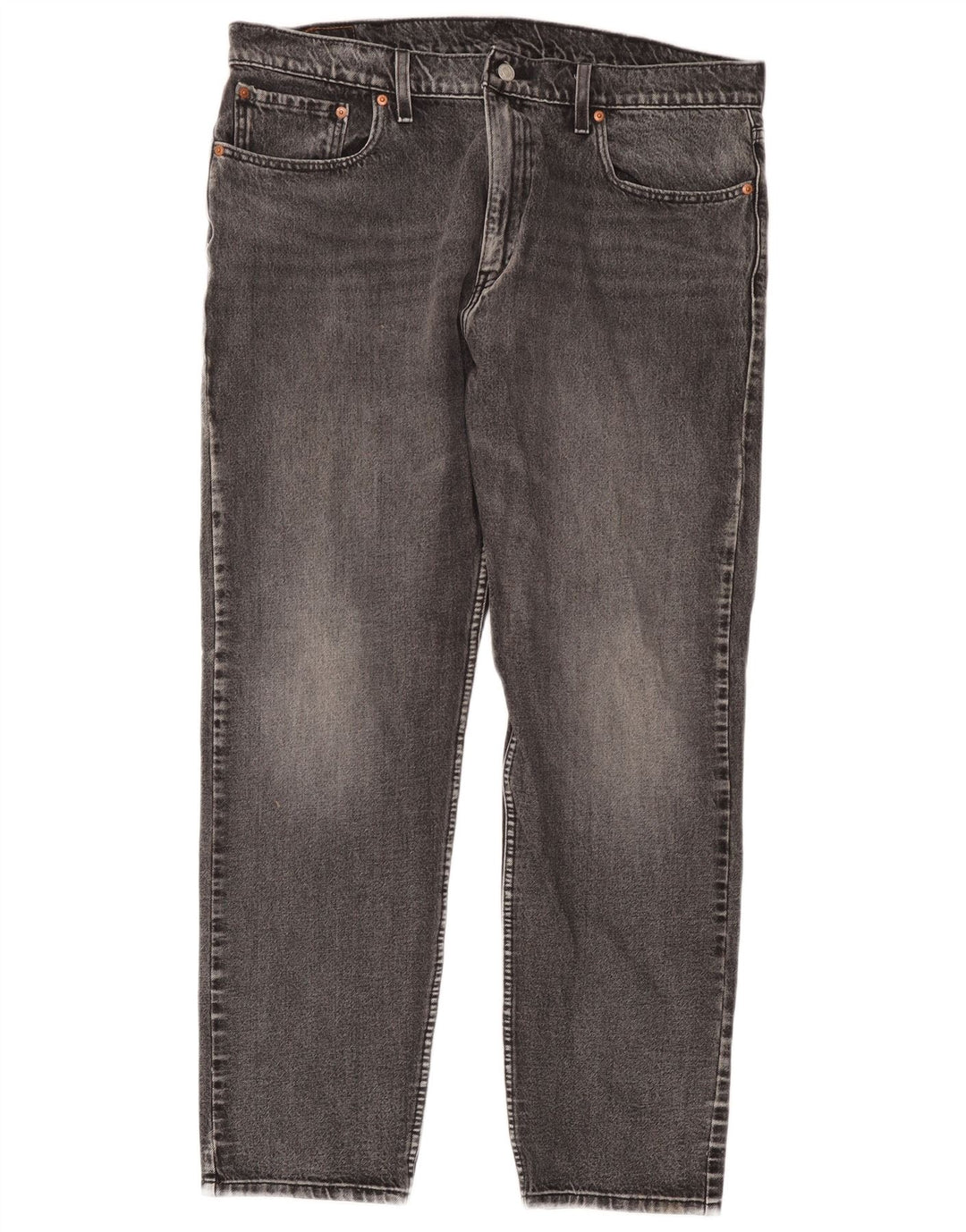 Męskie jeansy Levi's 502 Tapered W38 L32 Szara bawełna