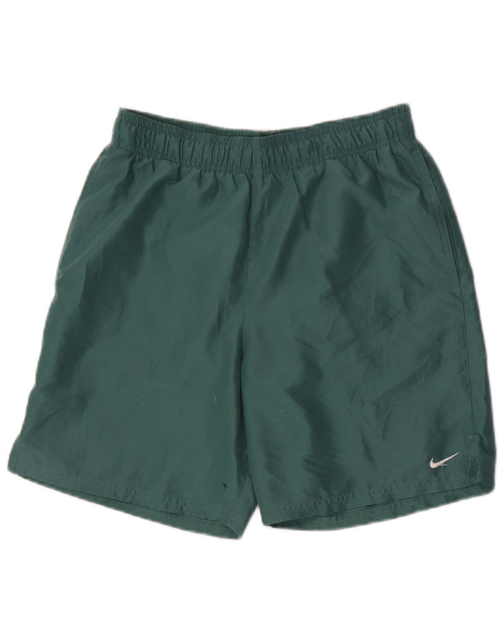 Męskie spodenki sportowe Nike, małe, zielone, poliestrowe