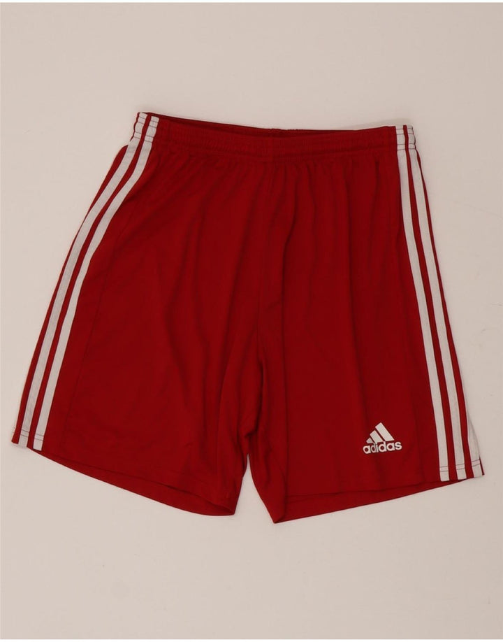 Męskie spodenki sportowe Adidas Aeroready, duże, czerwone, poliestrowe