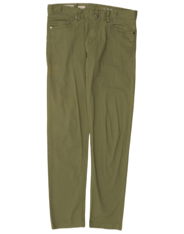 Harmont & Blaine Womens Narrow Fit Skinny Casual Trousers W30 L30 Green