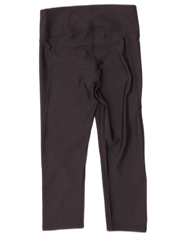 Under Armour Womens Heat Gear Capri Leggings UK 8 Small Black