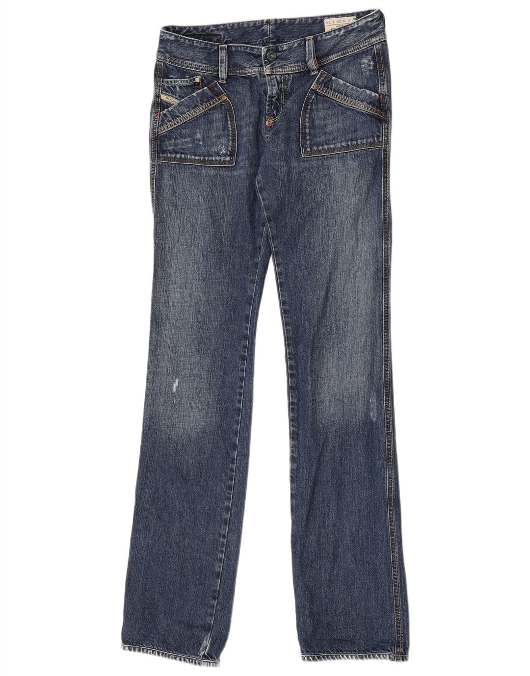Diesel Damskie Reckfly Slim Jeans W29 L34 Niebieskie bawełniane