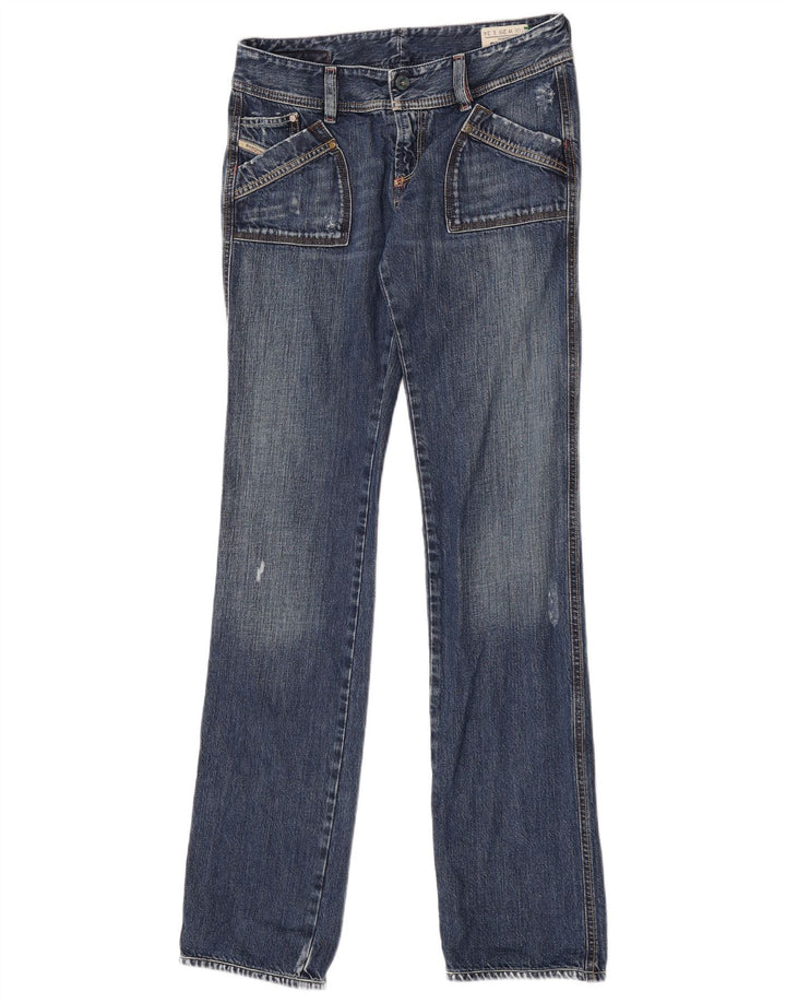 Diesel Damskie Reckfly Slim Jeans W29 L34 Niebieskie bawełniane