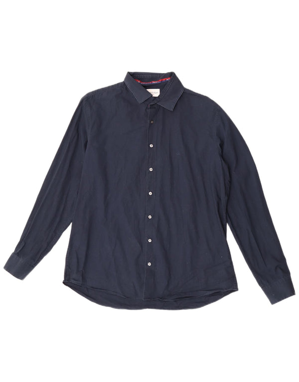 Koszula męska Calvin Klein Slim Fit, rozmiar 42 17 XL, granatowa