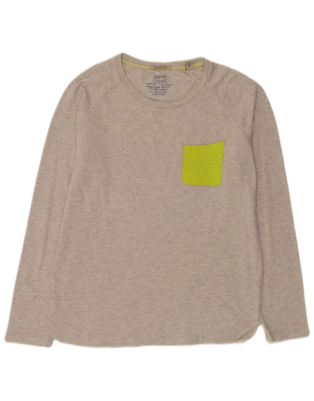 Bluza męska Scotch & Soda XL, szara, nakrapiana bawełna