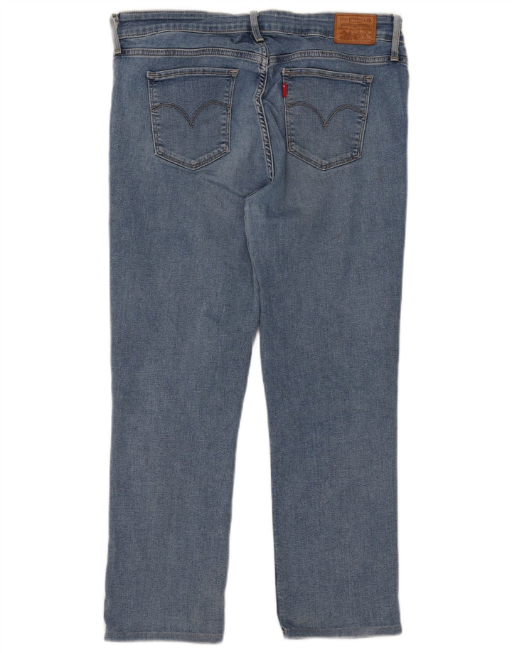 Damskie jeansy Levi's 712 Crop Slim W31 L25 Niebieska bawełna
