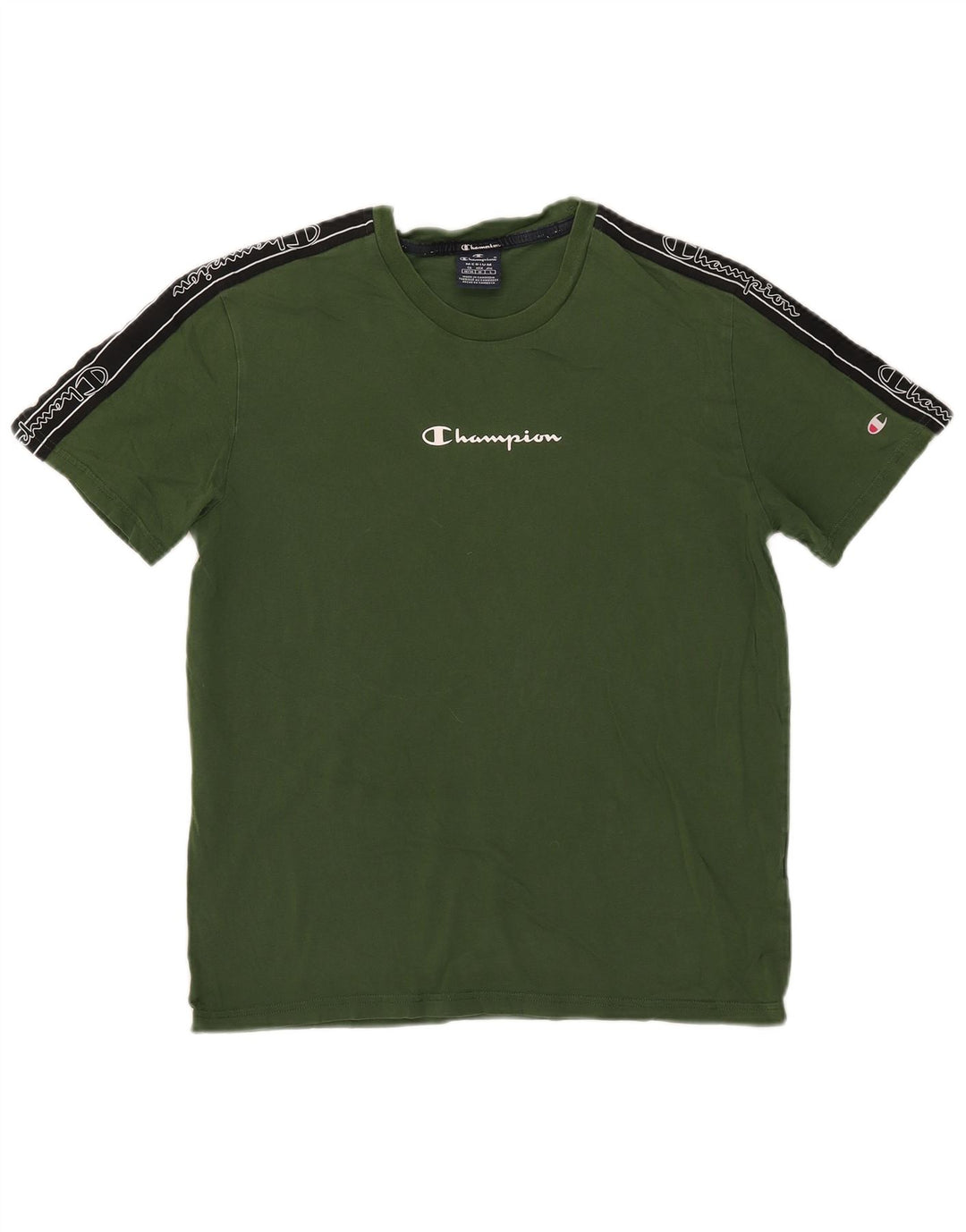 Męski T-shirt Champion z grafiką Top w kolorze średniozielonym