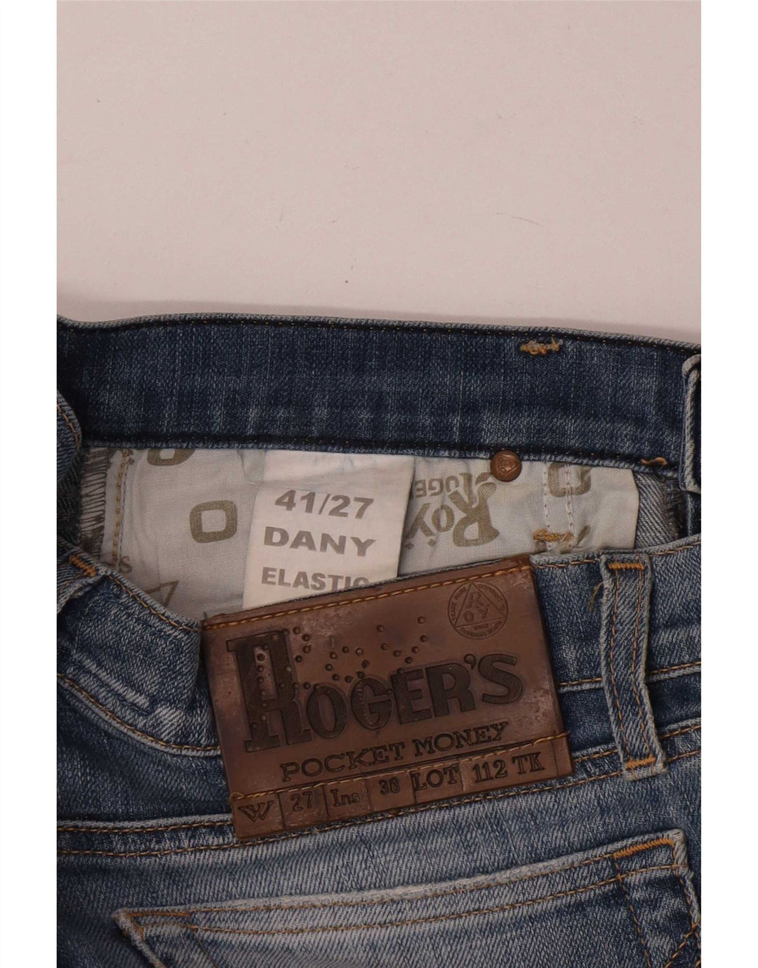 Jeansy damskie Roy Rogers IT 41 Small W27 L32 Niebieskie bawełniane