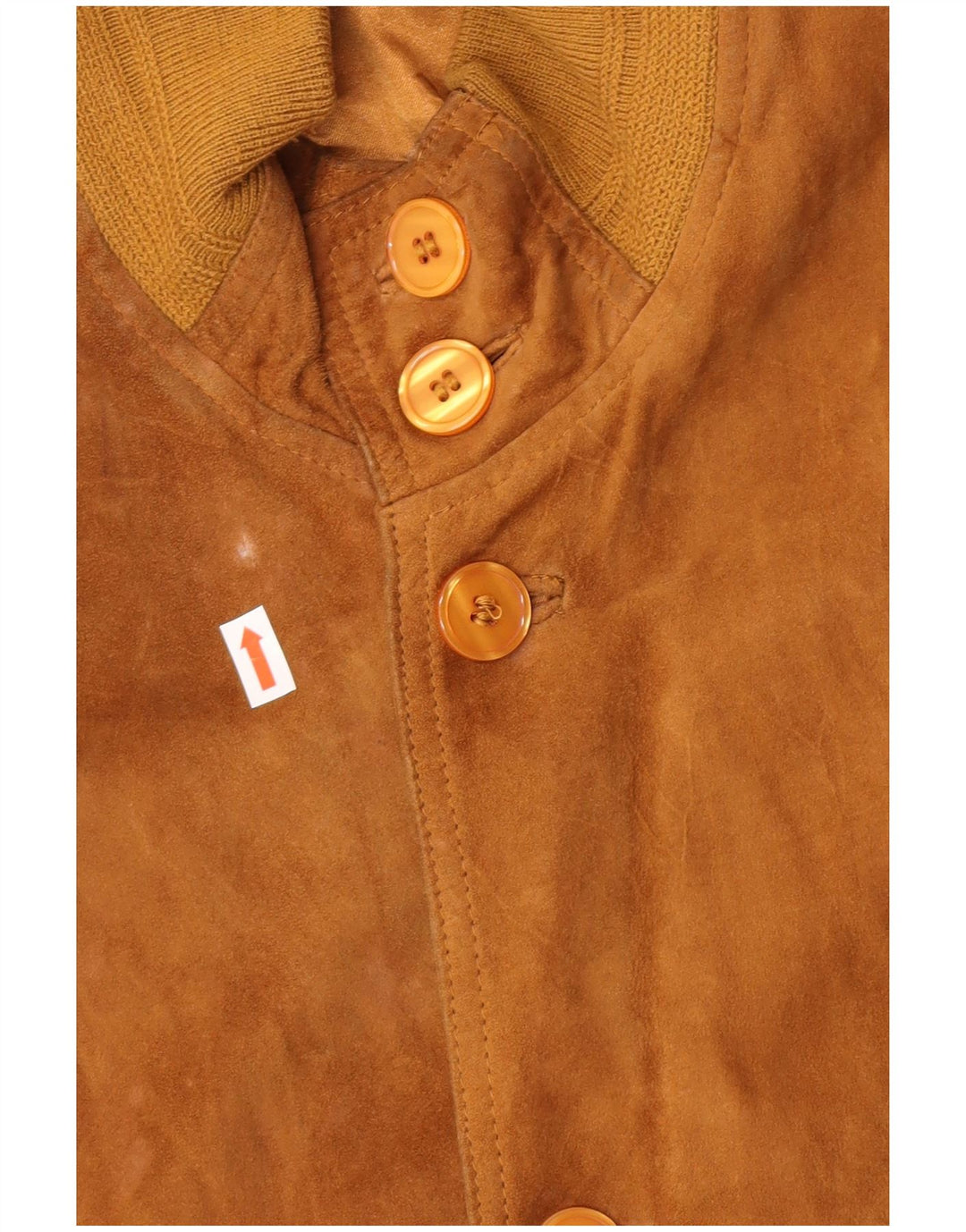 Vintage męska zamszowa kurtka bomber IT 50 duża beżowa skóra